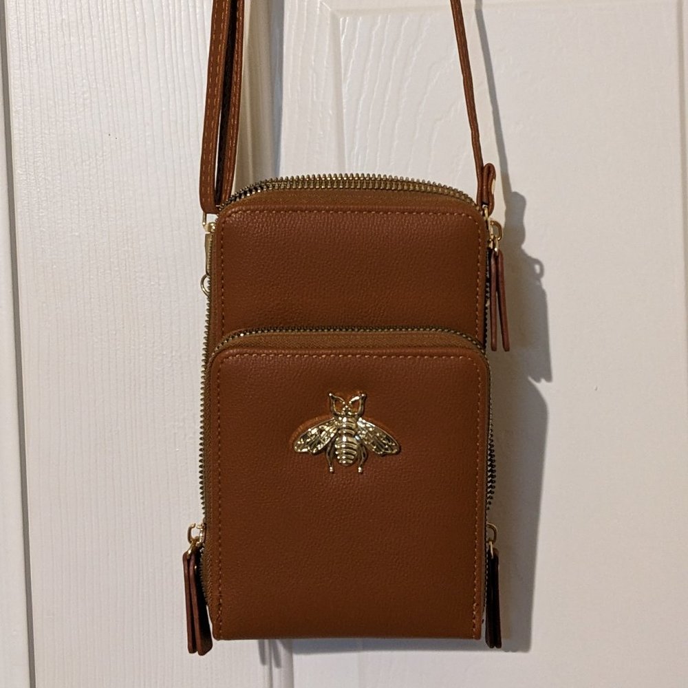 Lightweight Faux Leather Small Crossbody Bag